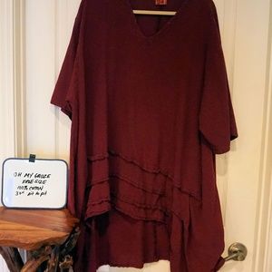 Oh My Gauze! ruffled tunic